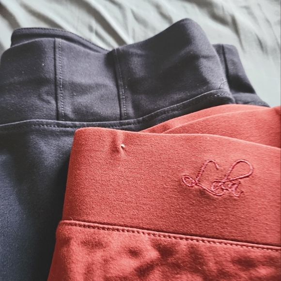 ๐Lot of 3 classic, great XL leggings! Mid-rise, like new, ankle pant-style ๐๐ - Picture 8 of 9